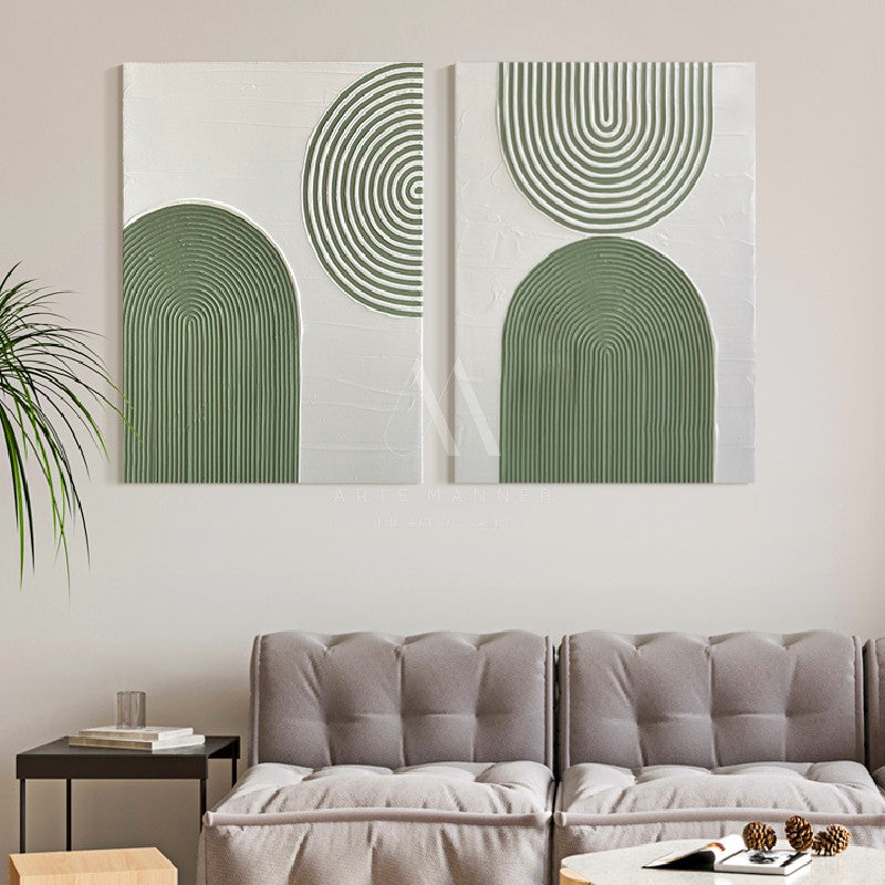 Spring Heart Modern 3D Wall Art