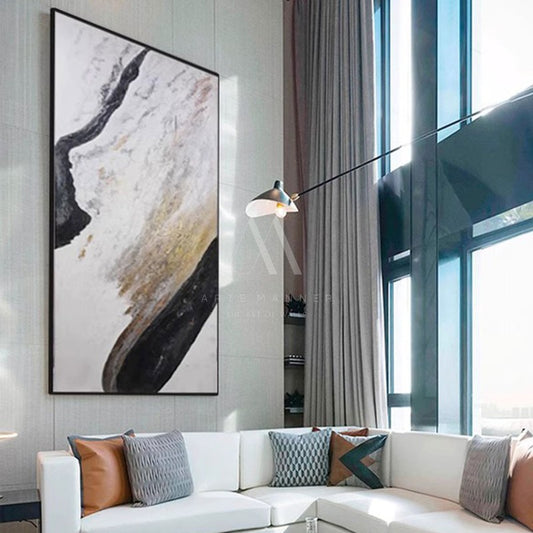 The Story of the Mountain Modern Abstract Wall Art