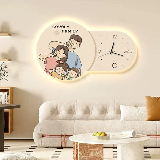 Altogether Wall Art Clock