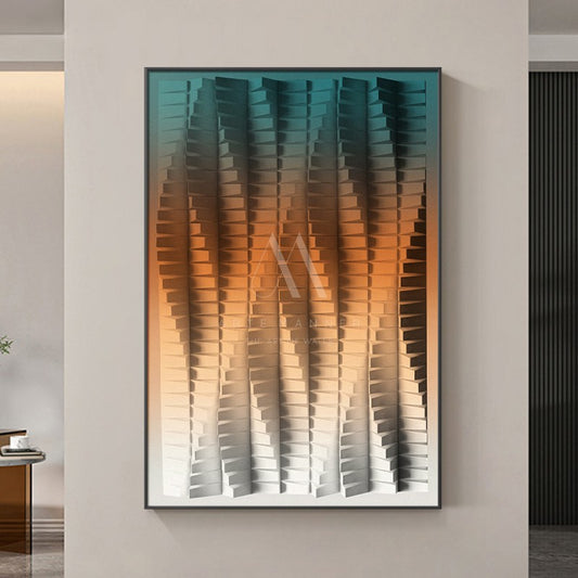 Geometric Heavens Modern 3D Wall Art