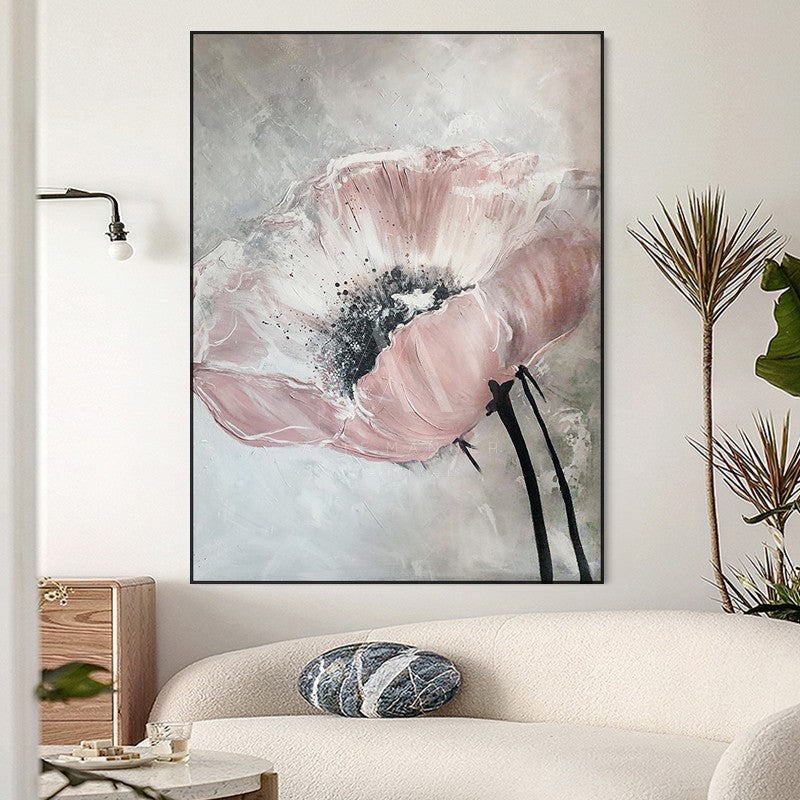 Blush Modern Oil Painting