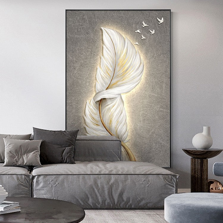 Plume Modern LED Wall Art