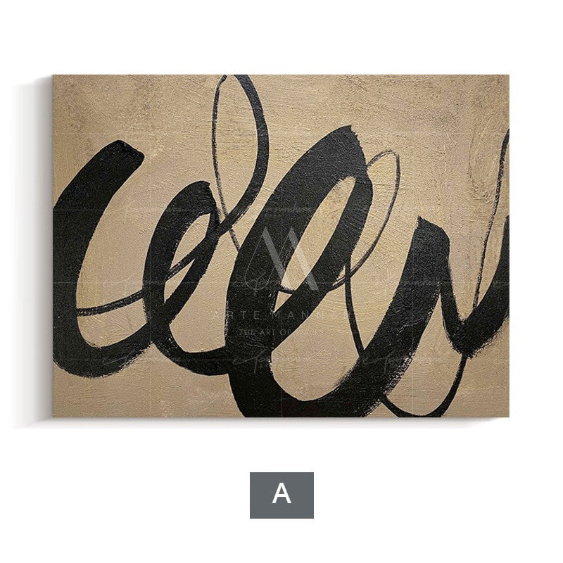 Temptation of Religion Modern Abstract Wall Art