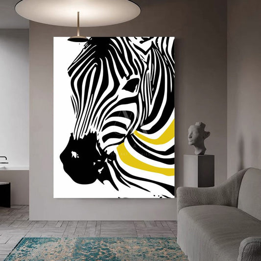 Dramatic Arrival Modern Animal Wall Art