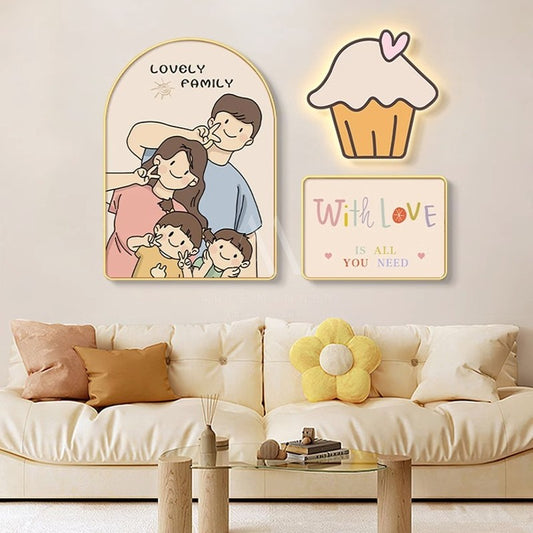 Delightful Moments Modern Wall Art (Set of 3)