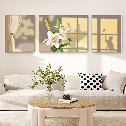 Ancient Gardens Modern Wall Art (Set of 3)