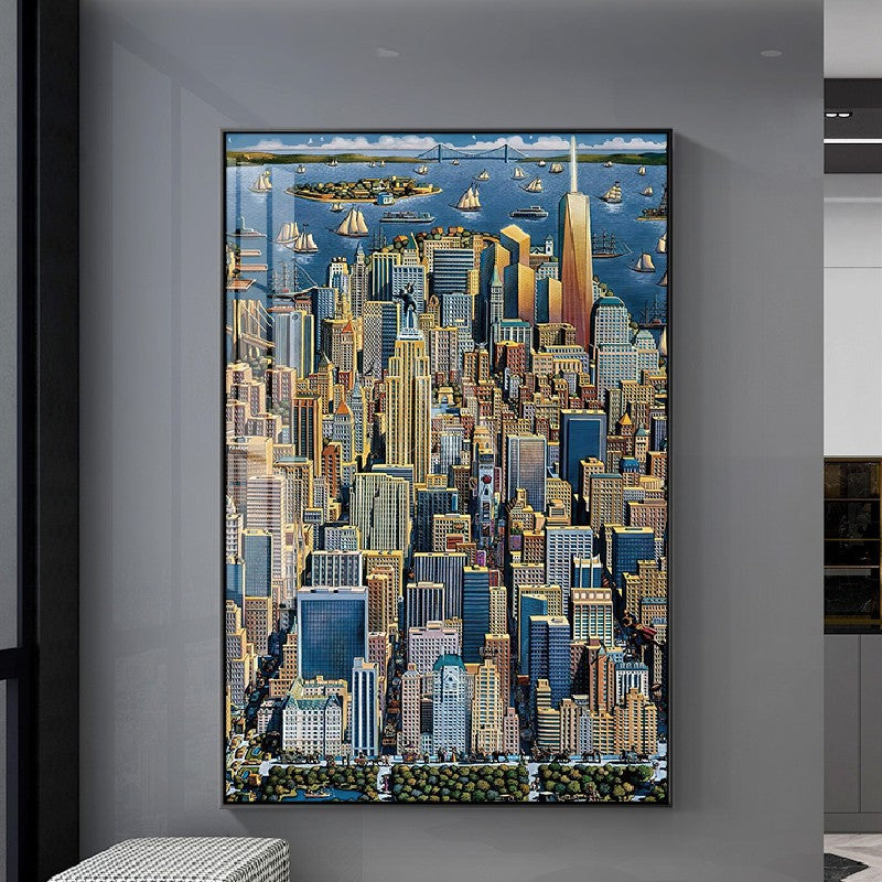 City Dreams Modern Wall Art