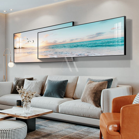 Living with the Ocean Modern Nature Wall Art