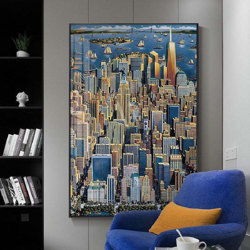 City Dreams Modern Wall Art