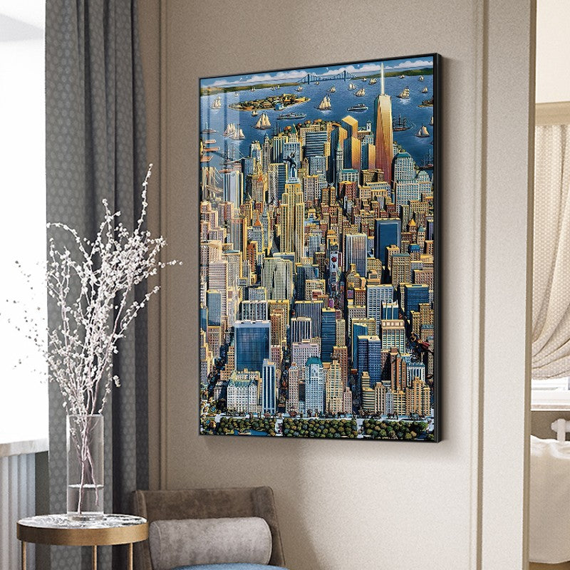 City Dreams Modern Wall Art