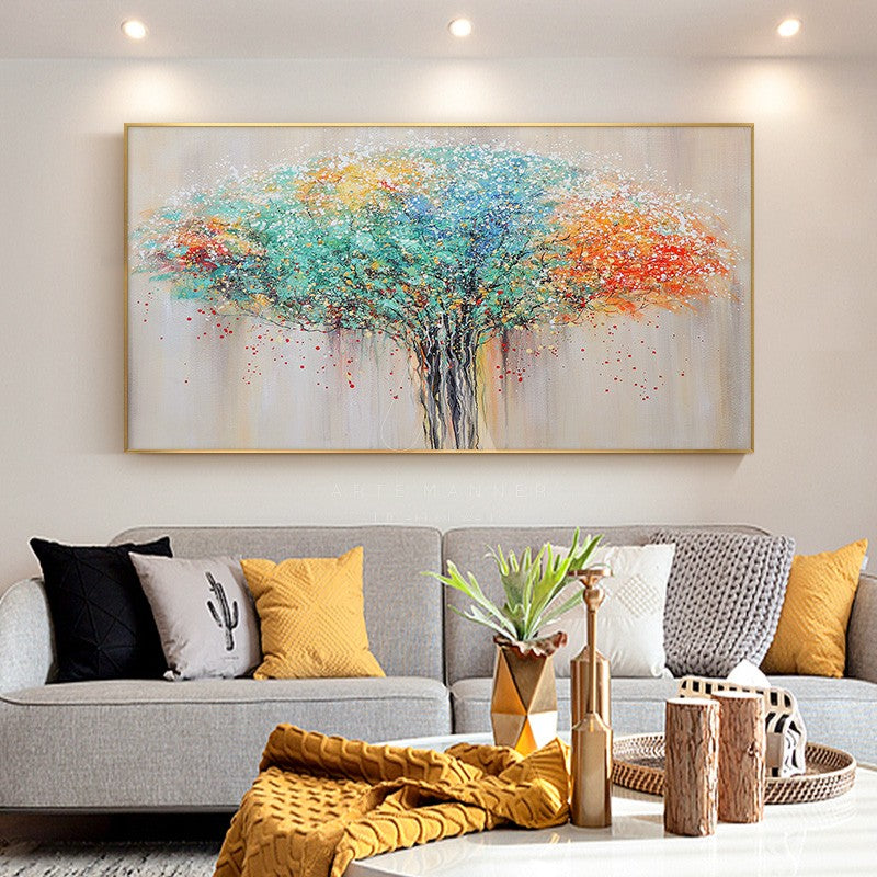 Tree Of Life Modern Oil Painting