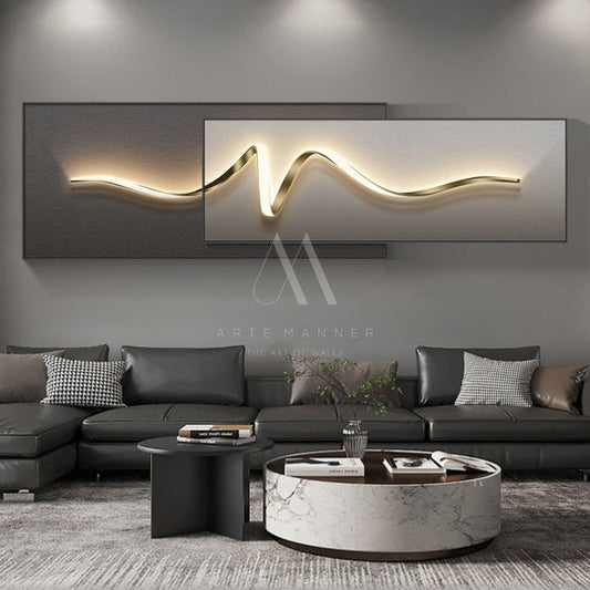 Cellophane Modern LED Wall Art