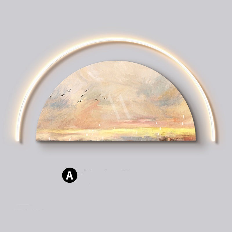 Portrait of the Sun Modern LED Wall Art