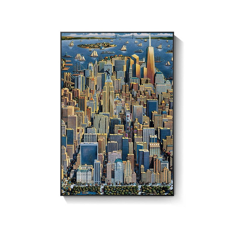 City Dreams Modern Wall Art