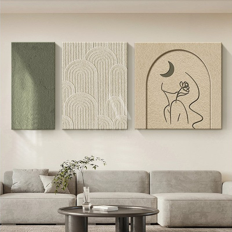 Twin Flame Wabi Sabi Wall Art