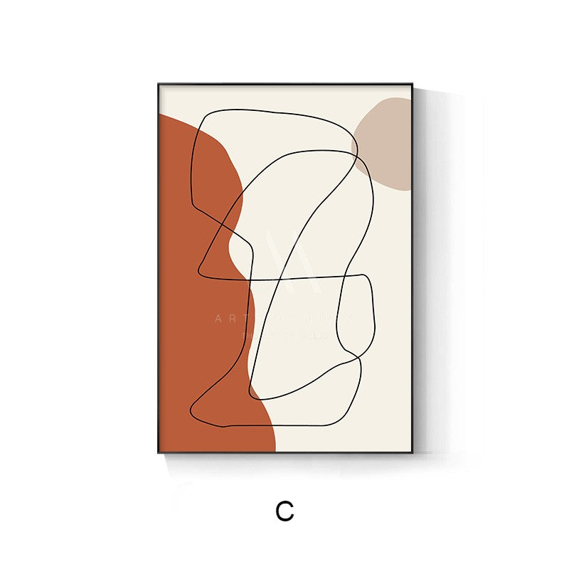 Study of the Unknown Modern Abstract Wall Art