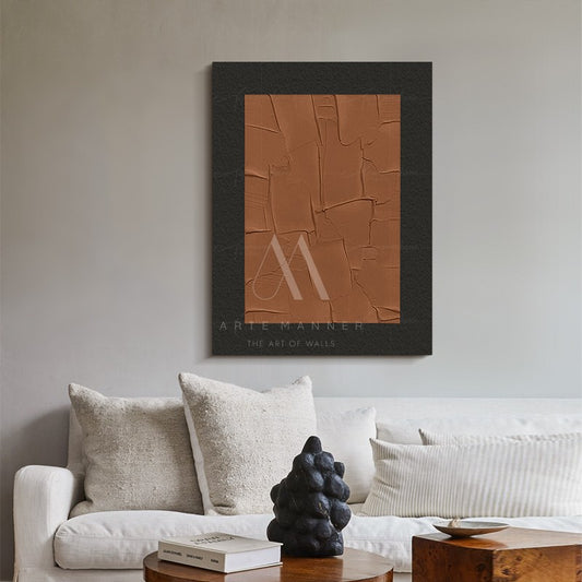 Forsaken Flame Modern Abstract Wall Art