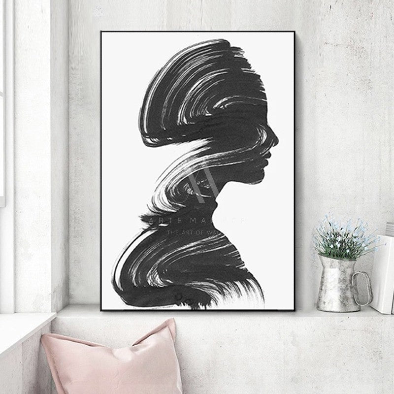 The Story of Nightmares Modern Abstract Wall Art