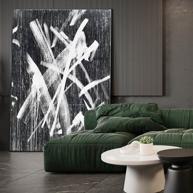 Crossroads Modern Abstract Oil Painting