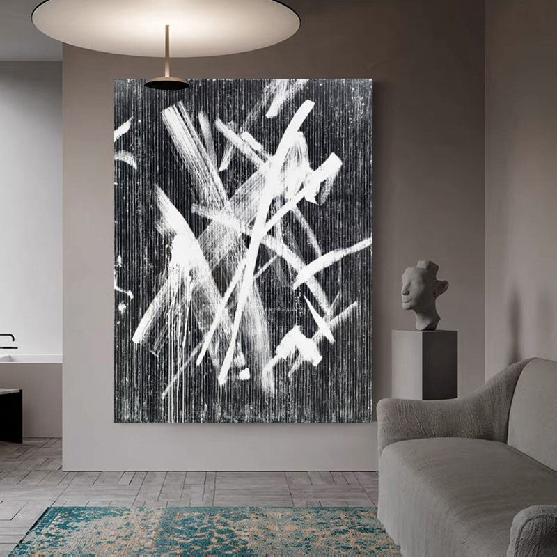 Crossroads Modern Abstract Oil Painting