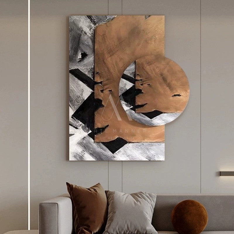 The Gaze of the Ocean Modern Abstract Wall Art