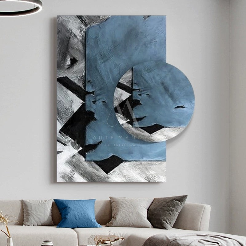 The Gaze of the Ocean Modern Abstract Wall Art