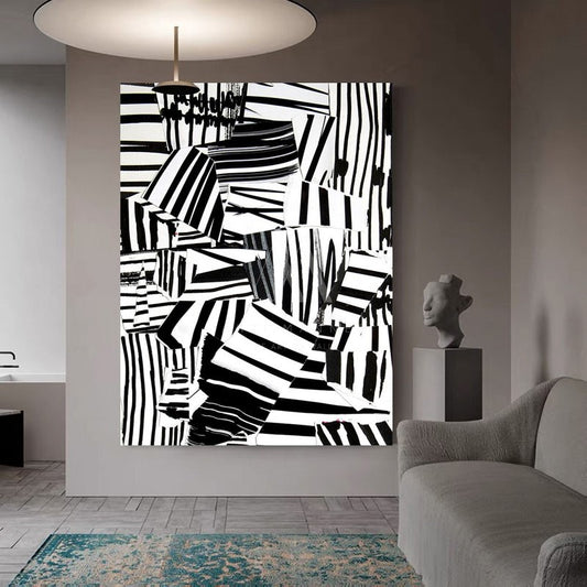 Familiar Visitor Modern Abstract Wall Art