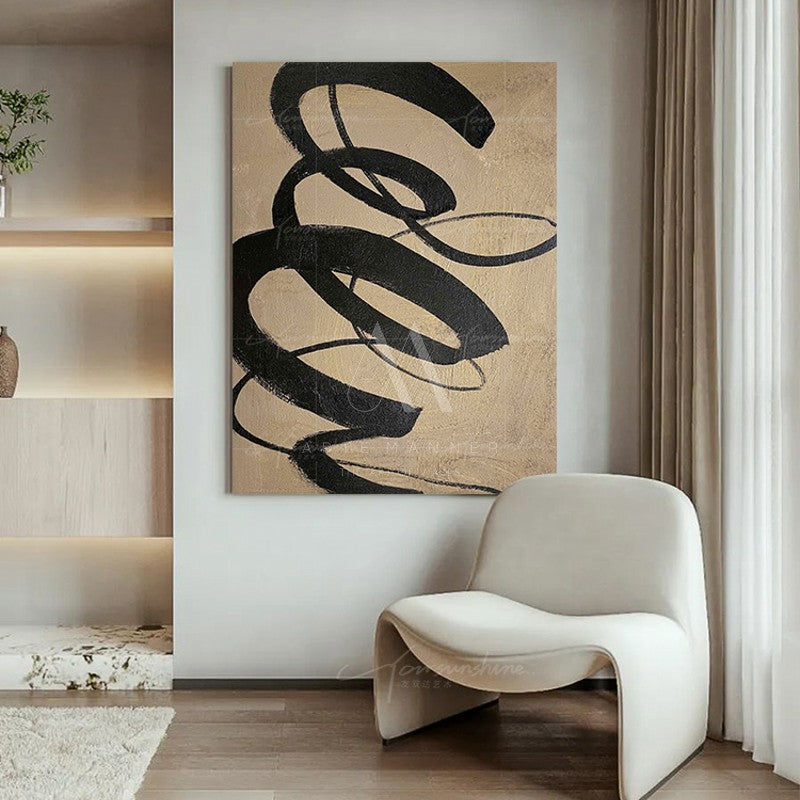 Temptation of Religion Modern Abstract Wall Art