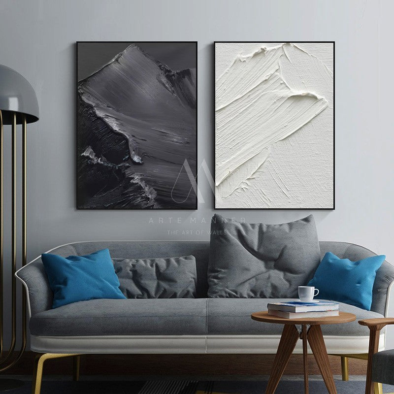 Subtle Modern Abstract Oil Painting